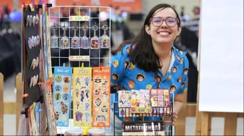 Autora do "Metatirinhas", Pâmela Castro faz uso da metalinguagem para debater o fazer dos quadrinhos e o processo criativo por trás da ilustração