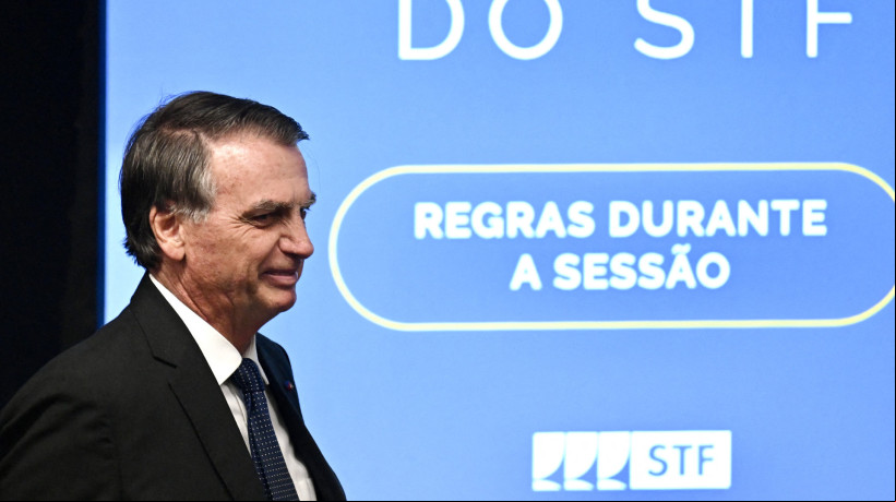 Jair Bolsonaro em interrogatórios no STF