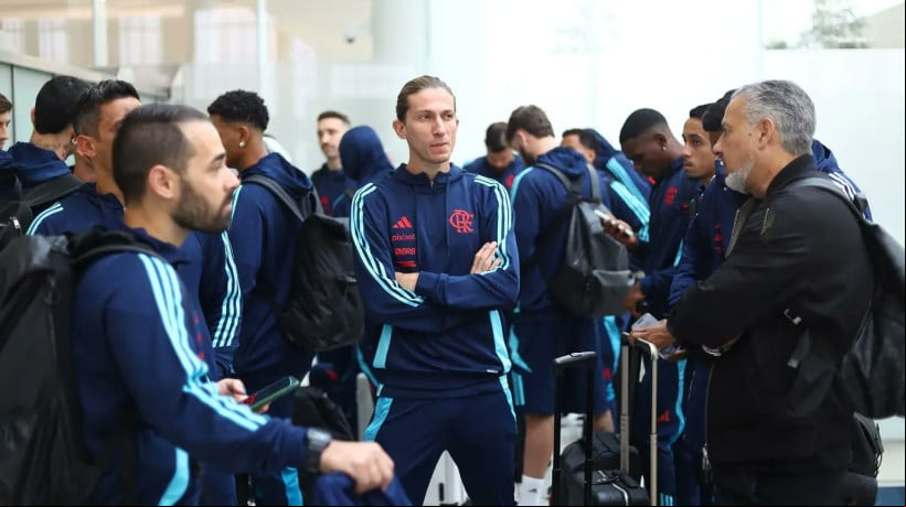 Flamengo embarcou rumo aos EUA para a disputa do Super Mundial de Clubes